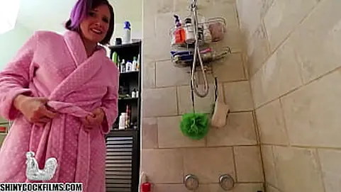 StepSon Guilt Trips StepMom Into Sponge Tub - Jane Cane