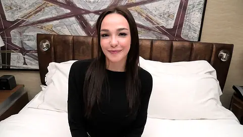 This model is 18 yrs old with some massive 32DD tits