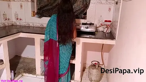 Indian Couple Fucking In Kitchen