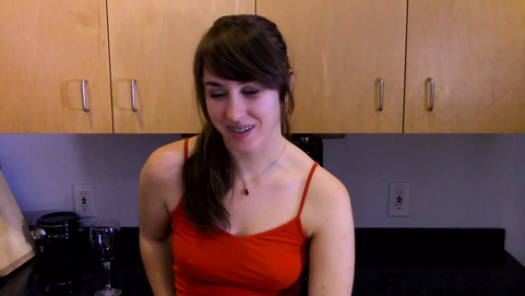 Inexperienced gal next door gets impregnated and creampied in POINT OF VIEW kitchen act