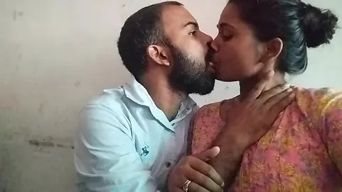 Desi Couple Sex Scandal, Sucking Indian GF Big Boobs