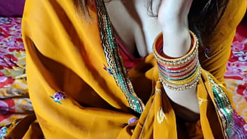 Devar's First-ever Time in Hindi Sloppy Converse: Ultra-kinky Indian Bhabhi Hook-up with Humungous Boobs, Massive Booty, and Desi