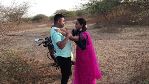 Indian Wife Outdoor Blowjob Licking Fingered and Fucked