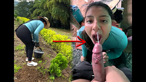 Thomas Xxhomemade pays Colombian farm female CHICK to milk his smooth-shaven vagina